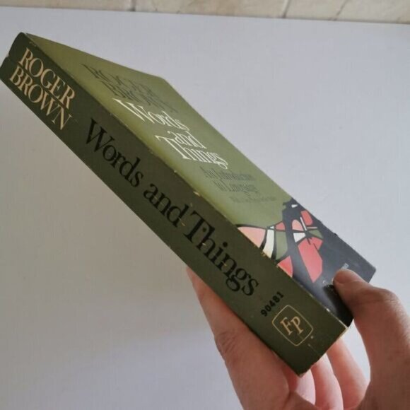 1968 Words and Things by Roger Brown Paperback Vintage Textbook Social Sciences - Picture 4 of 8